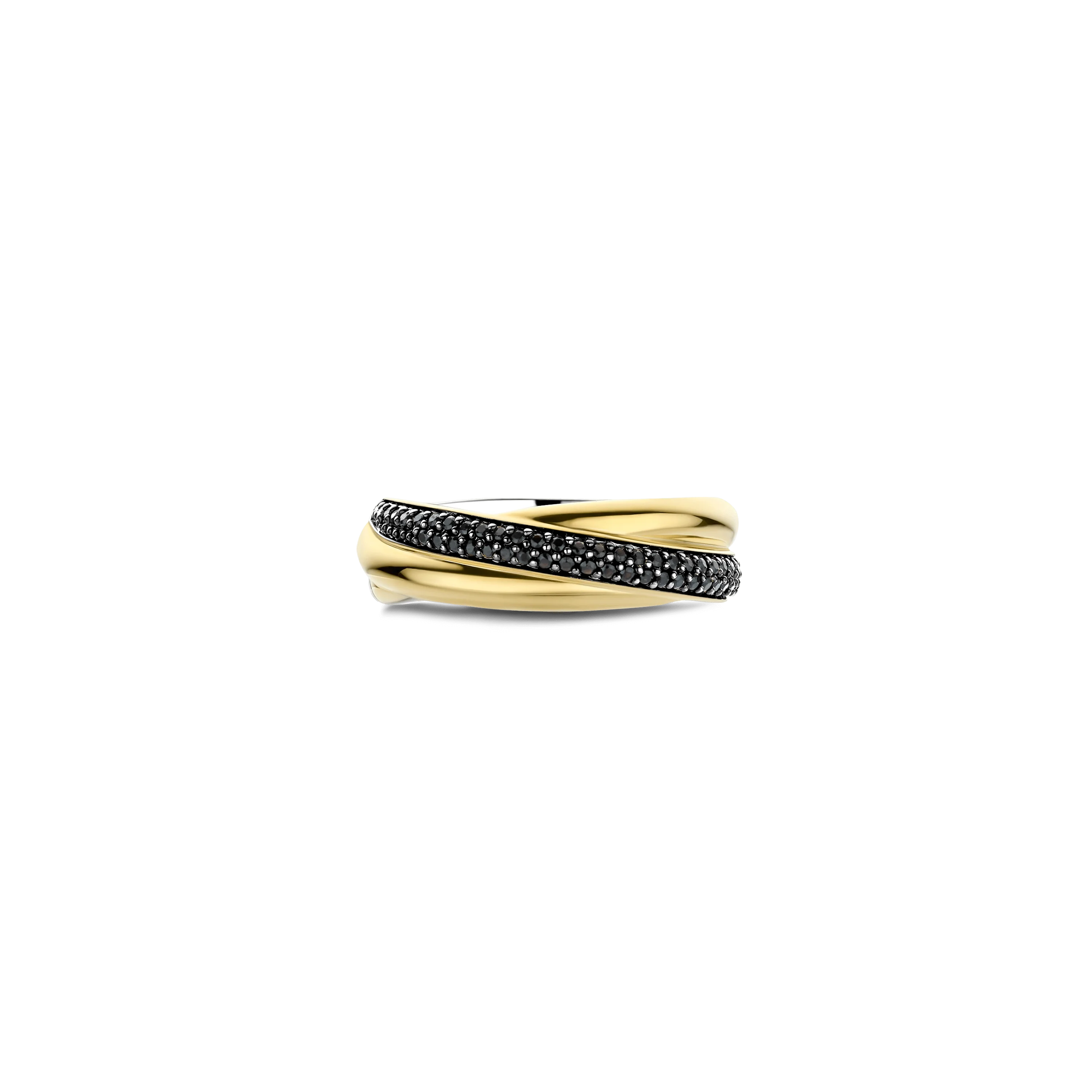 Zwarte Zirkonia Crossover Ring - S model - Image 3