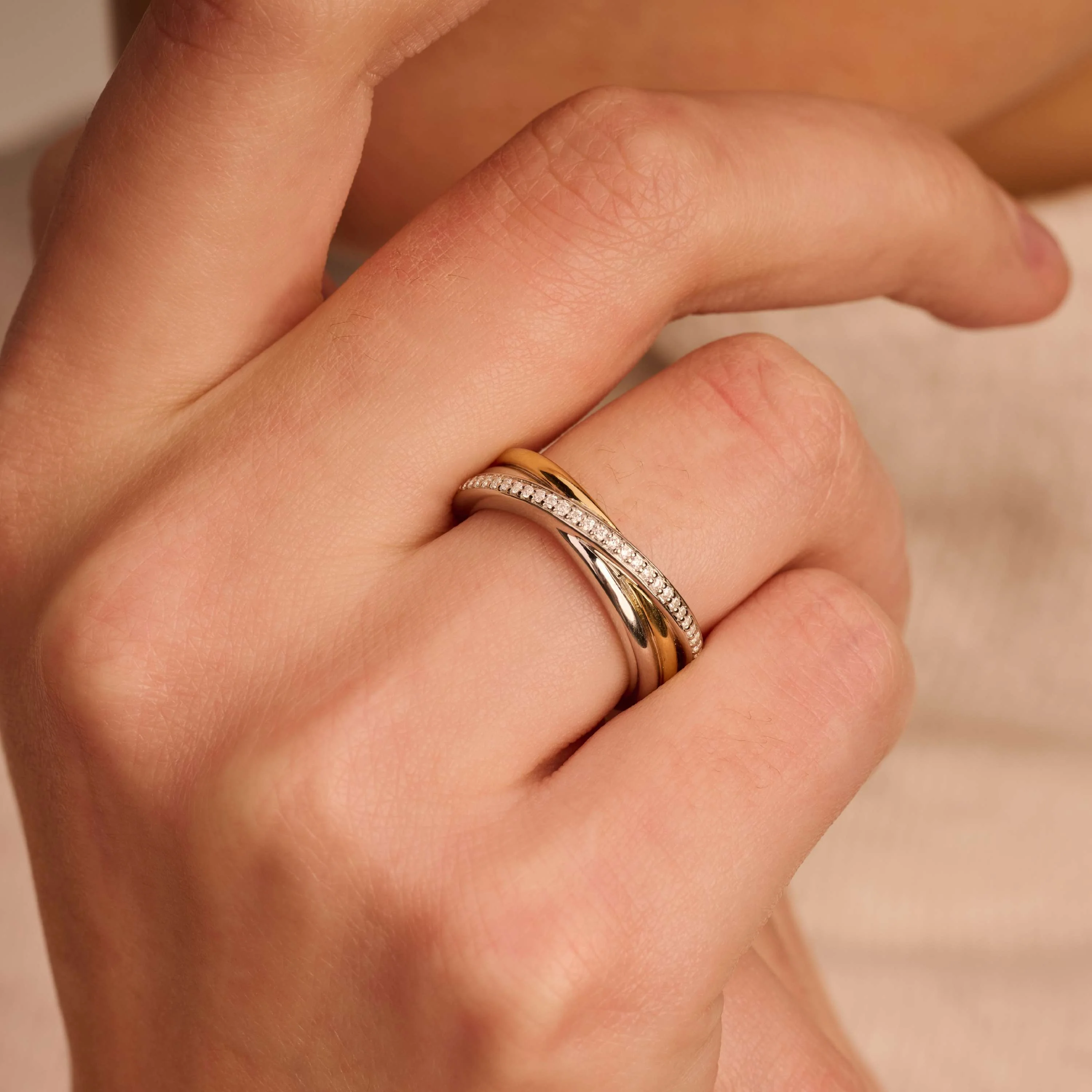 Zirkonia Crossover Ring - Image 7