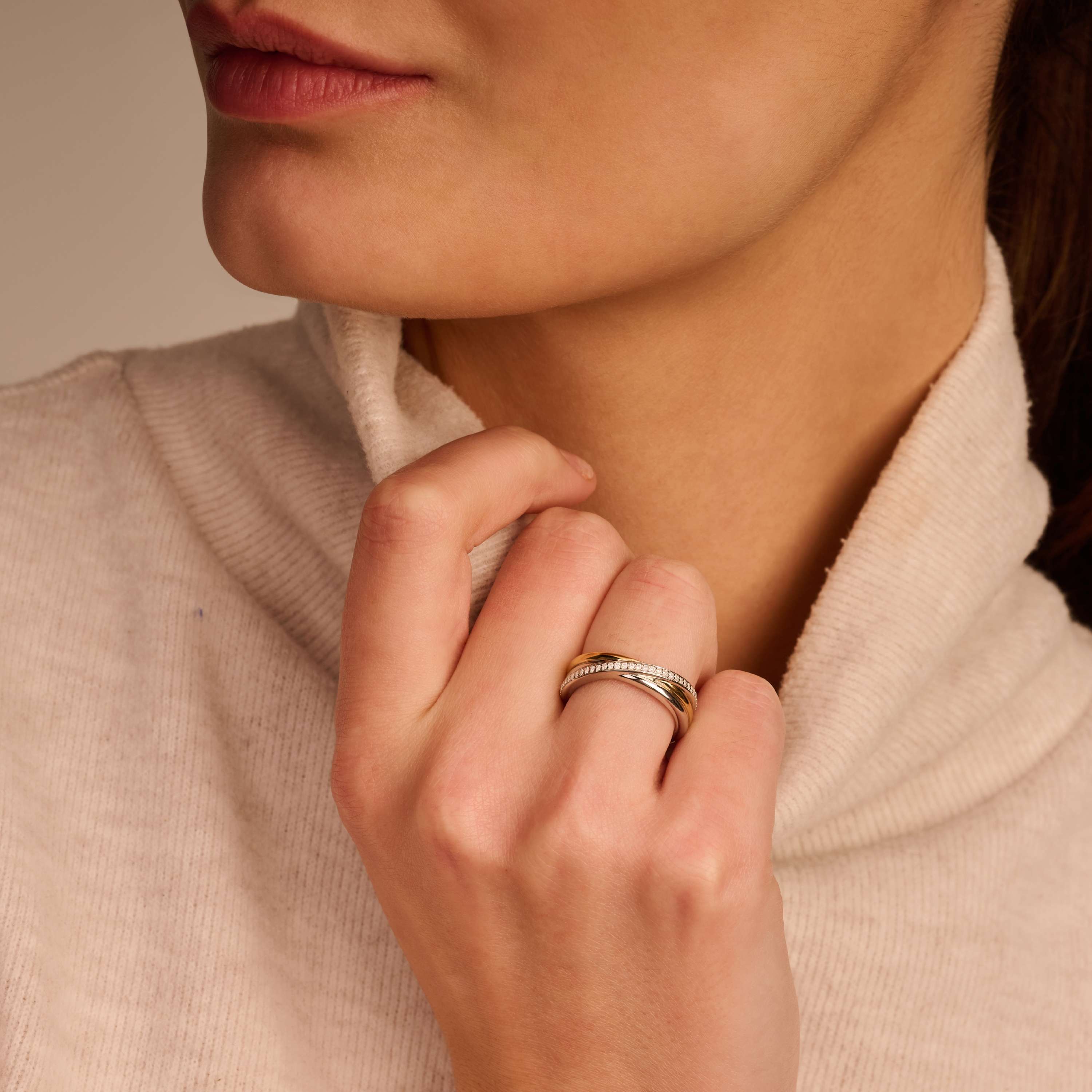 Zirkonia Crossover Ring - Image 8