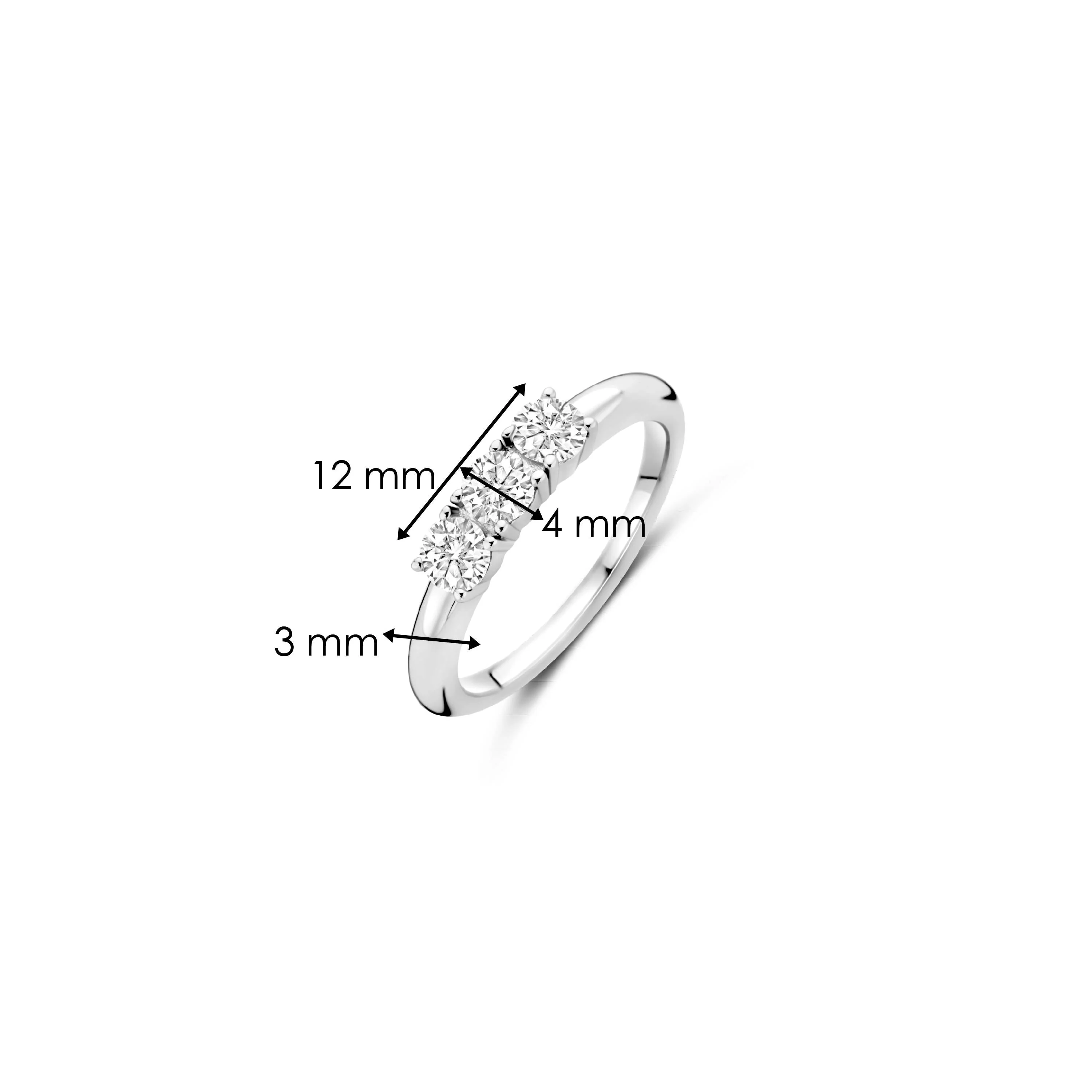 Classic Triple Zirkonia Ring - Image 5