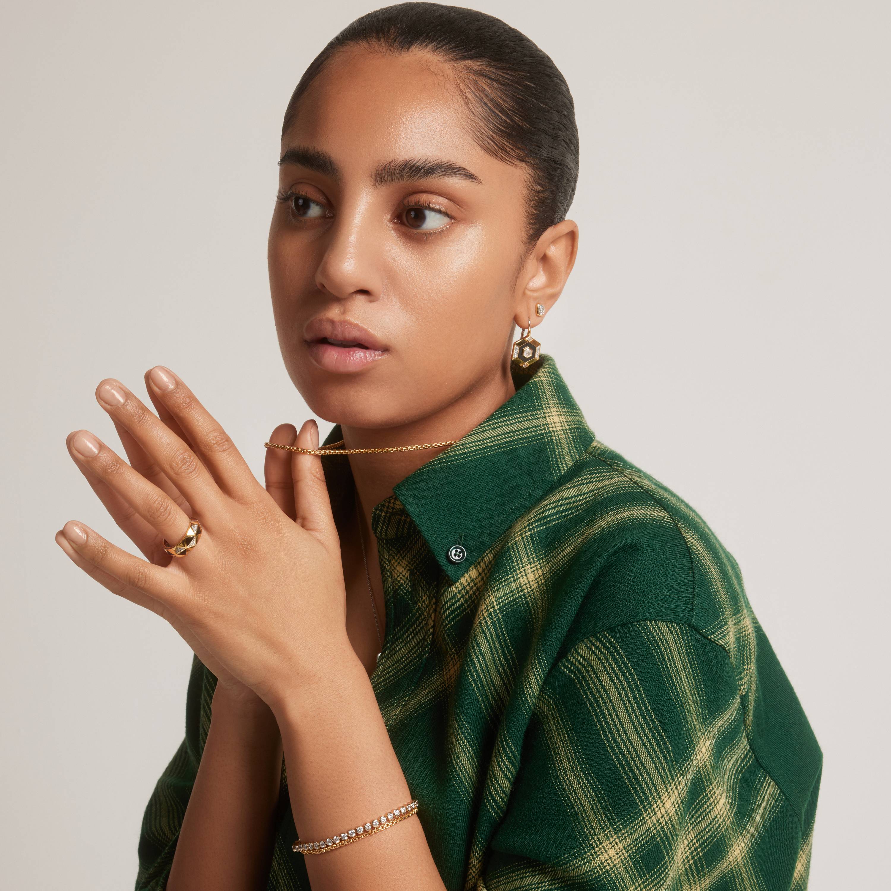 Vintage Geometric Ring - Image 4