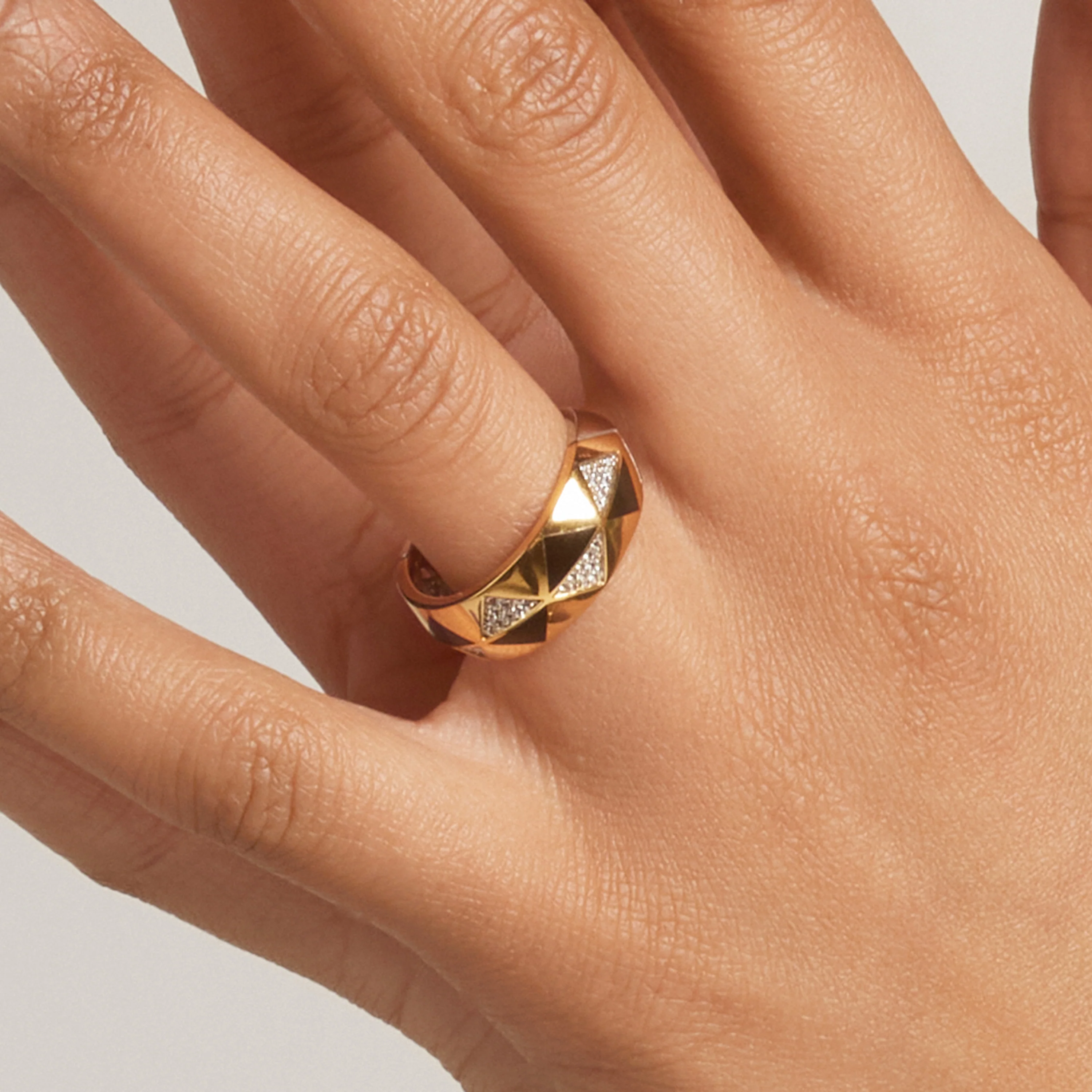 Vintage Geometric Ring - Image 7