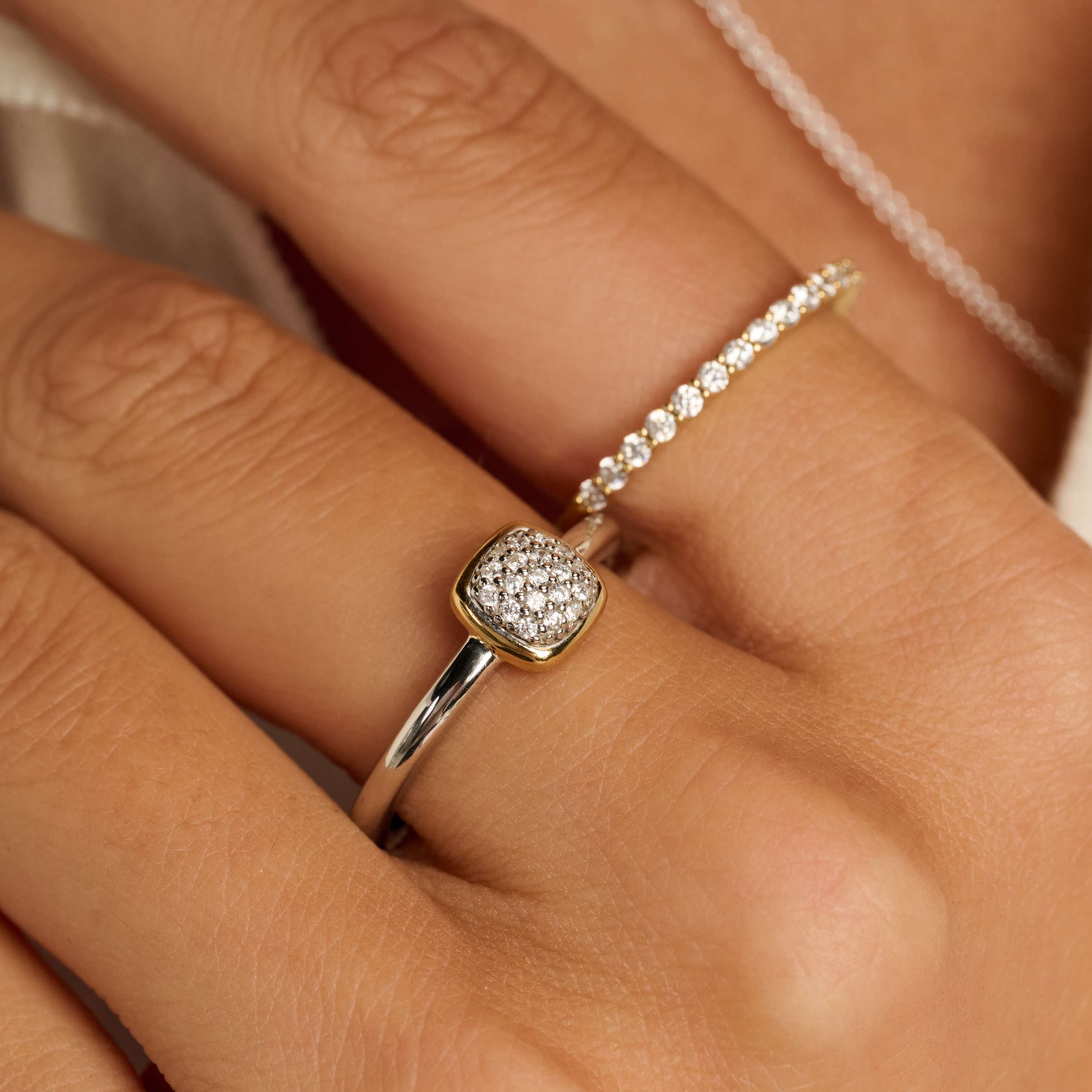Zirkonia Cushion Ring - Image 9