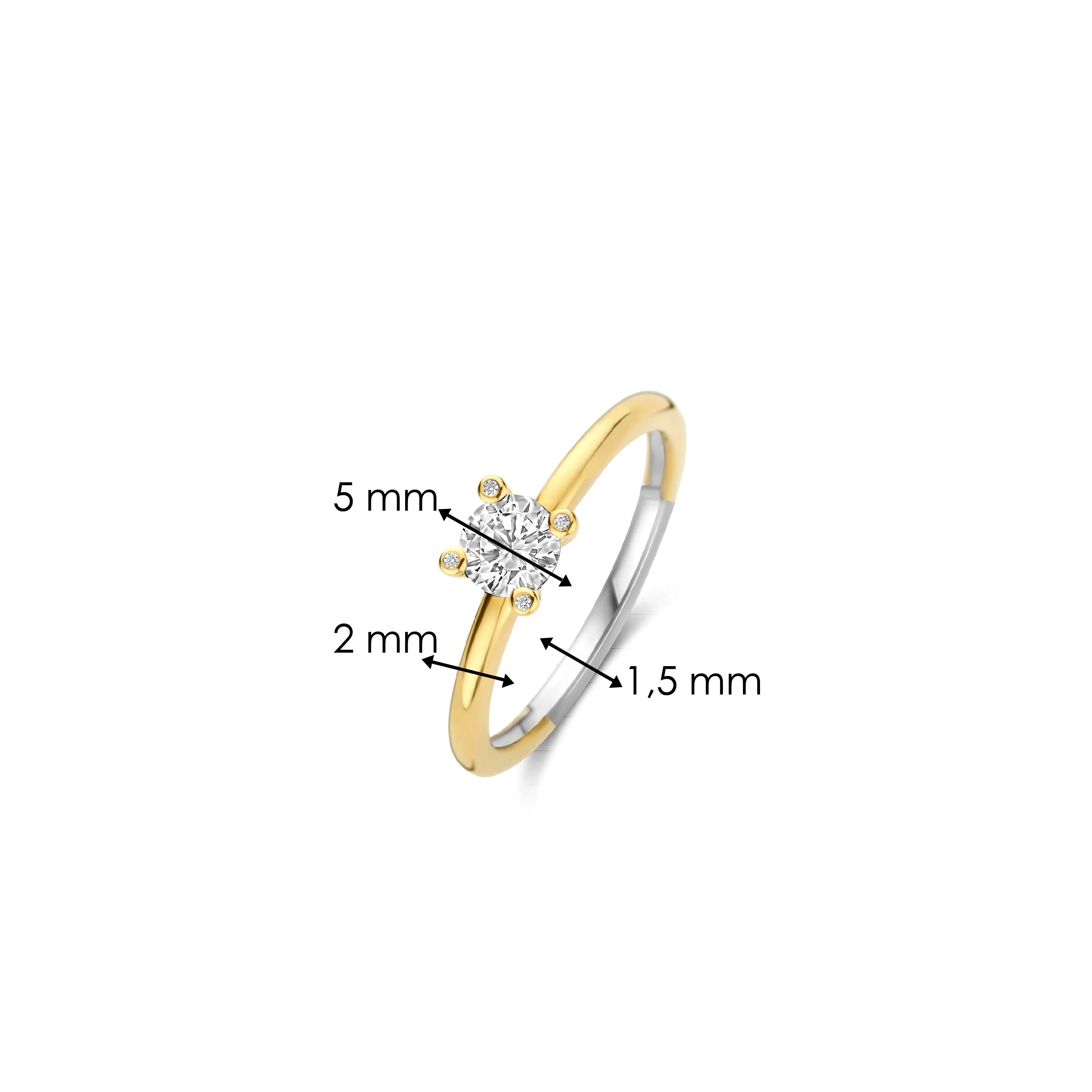 Classic Zirkonia Ring 5mm - Image 6