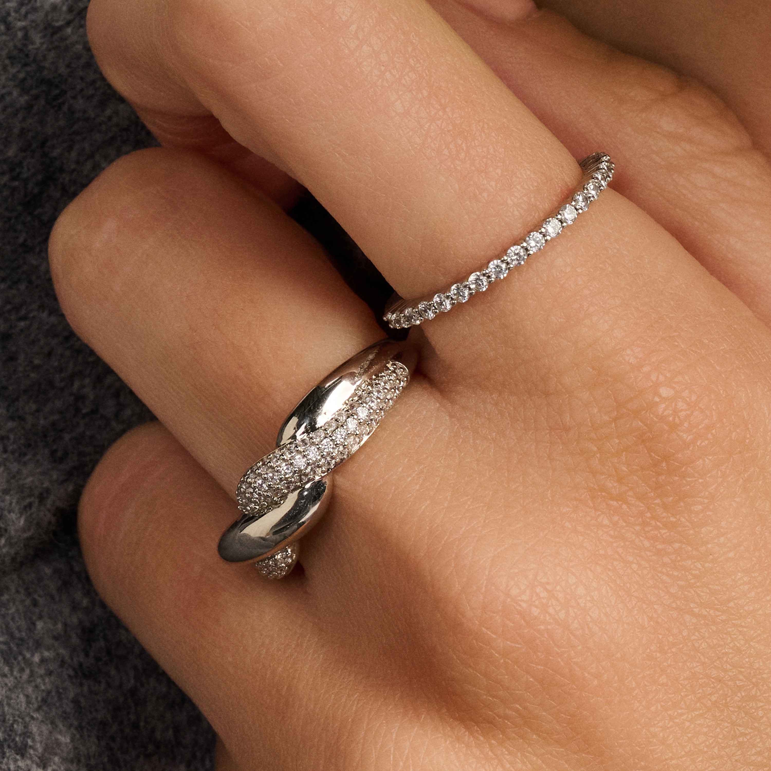 Twisted Zirkonia Ring - Image 7