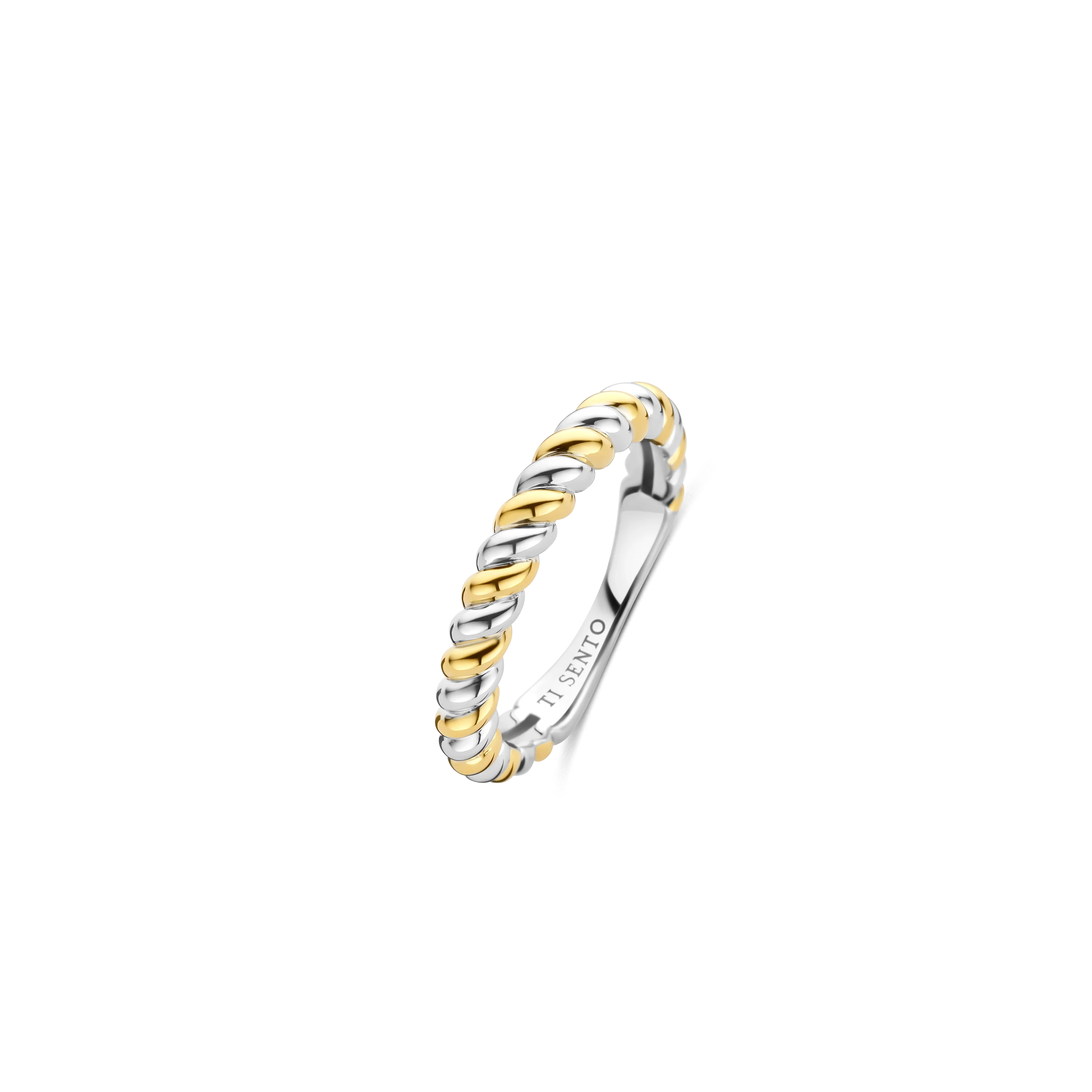 Twisted Bicolor Ring - S model
