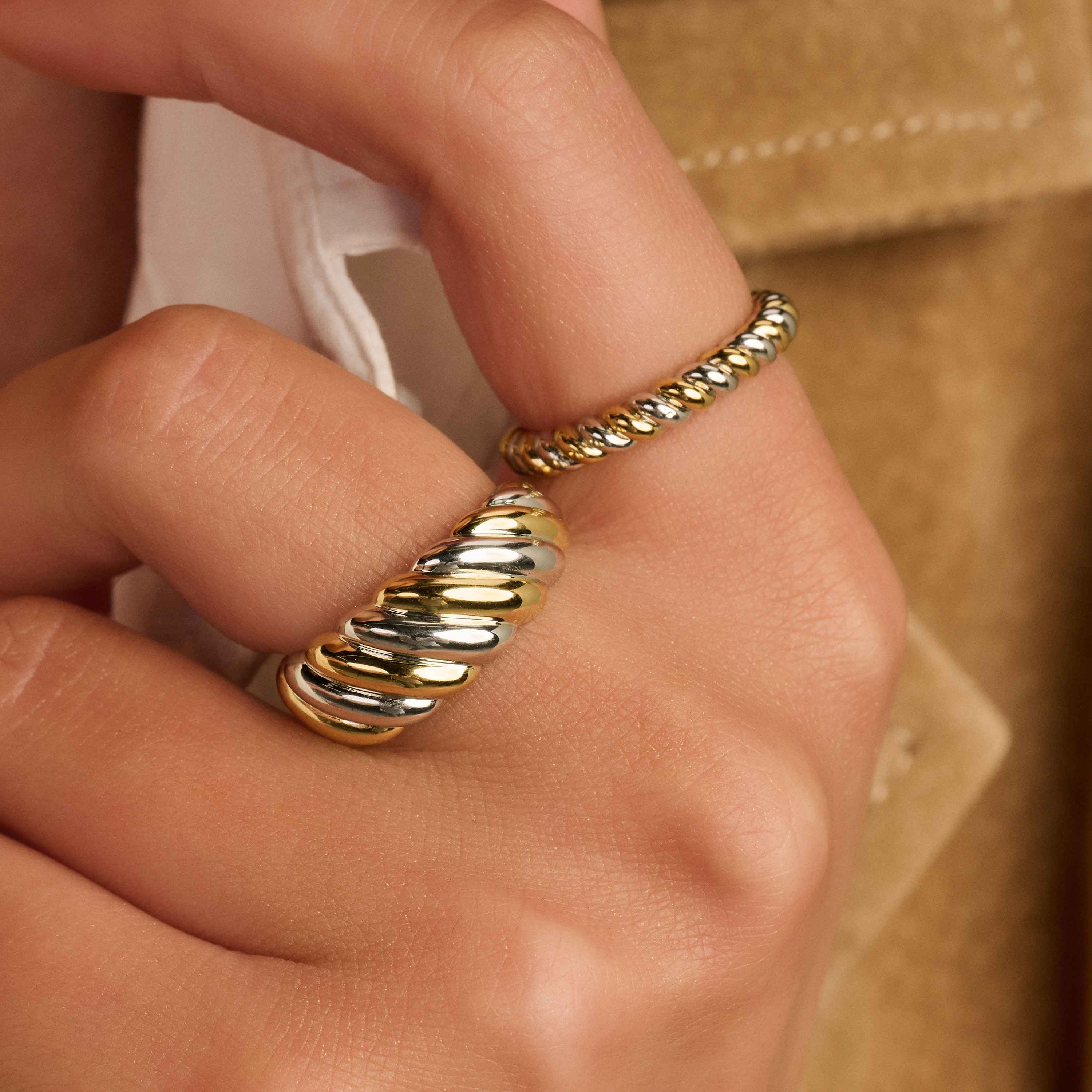 Twisted Bicolor Ring - L model - Image 9