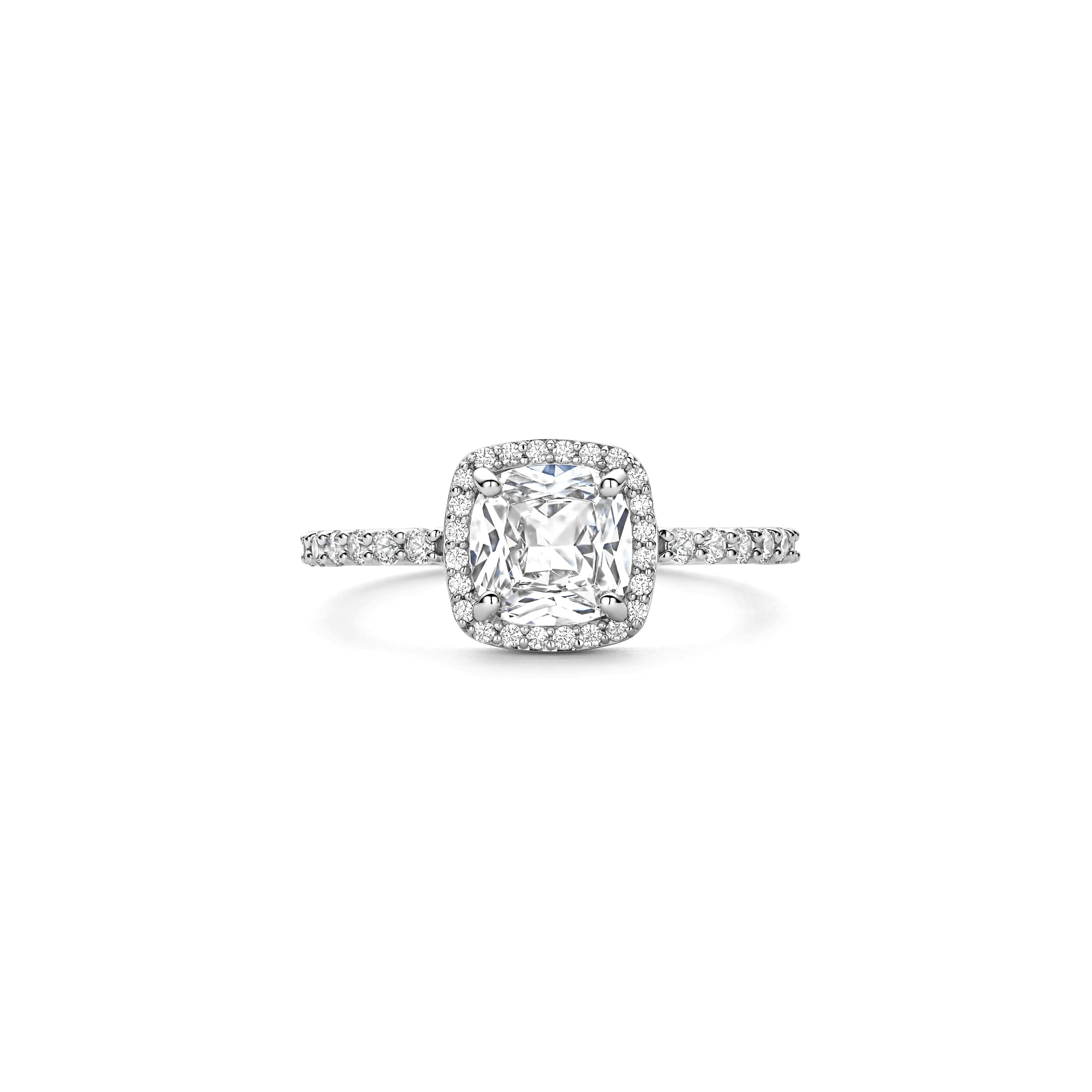 Classic Vierkante Zirkonia Ring - Image 3