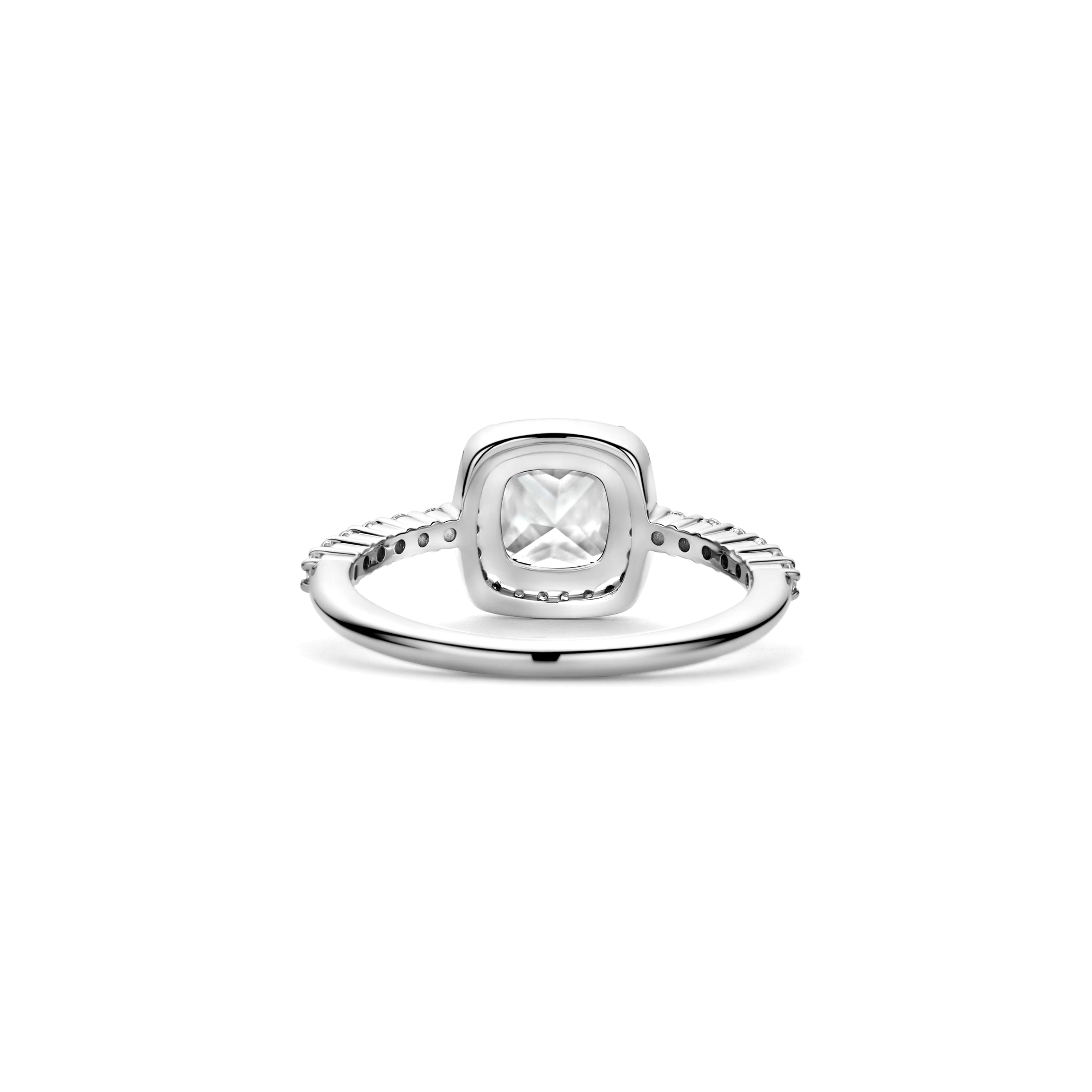 Classic Vierkante Zirkonia Ring - Image 4
