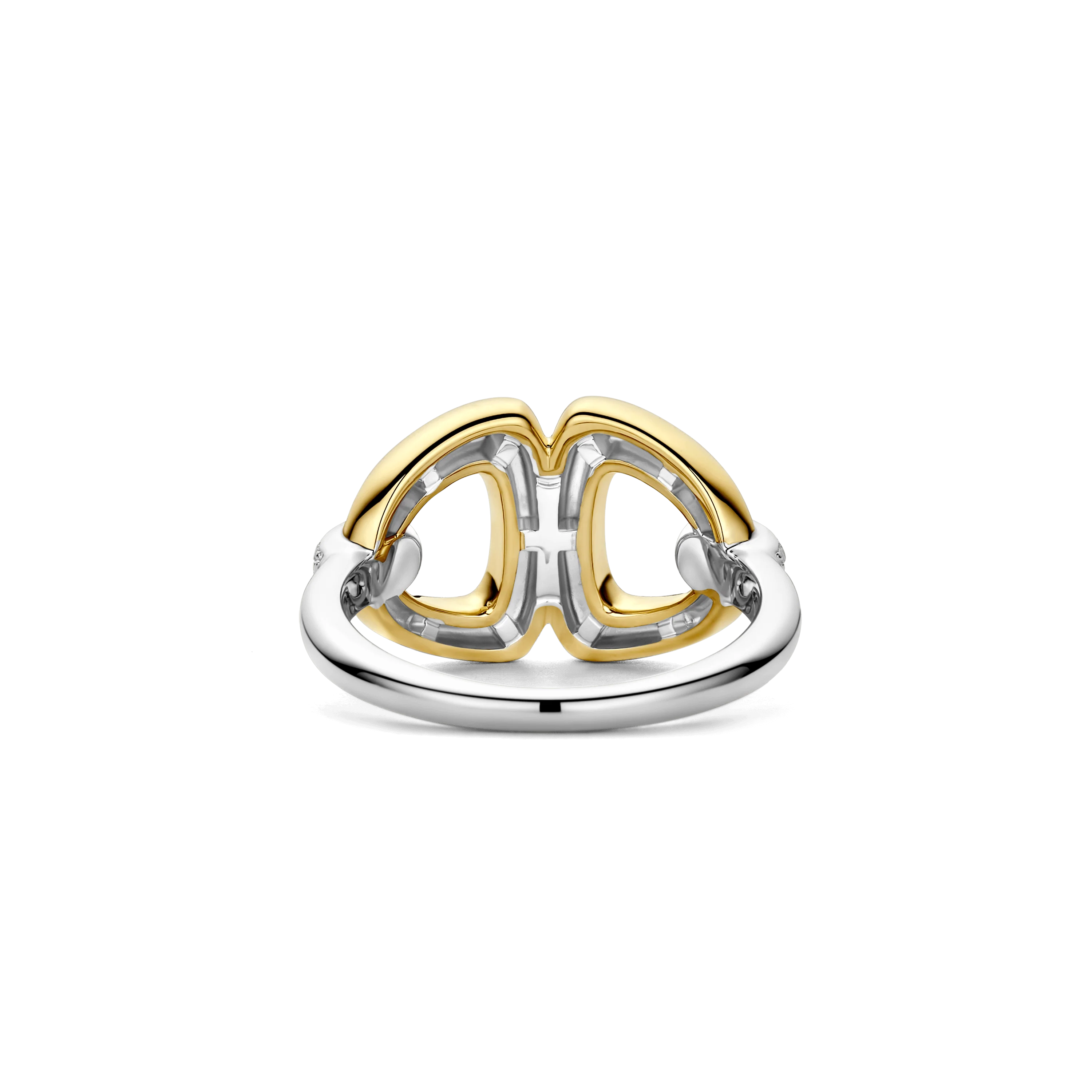 Connected Triangle Vintage Zirkonia Ring - Image 4