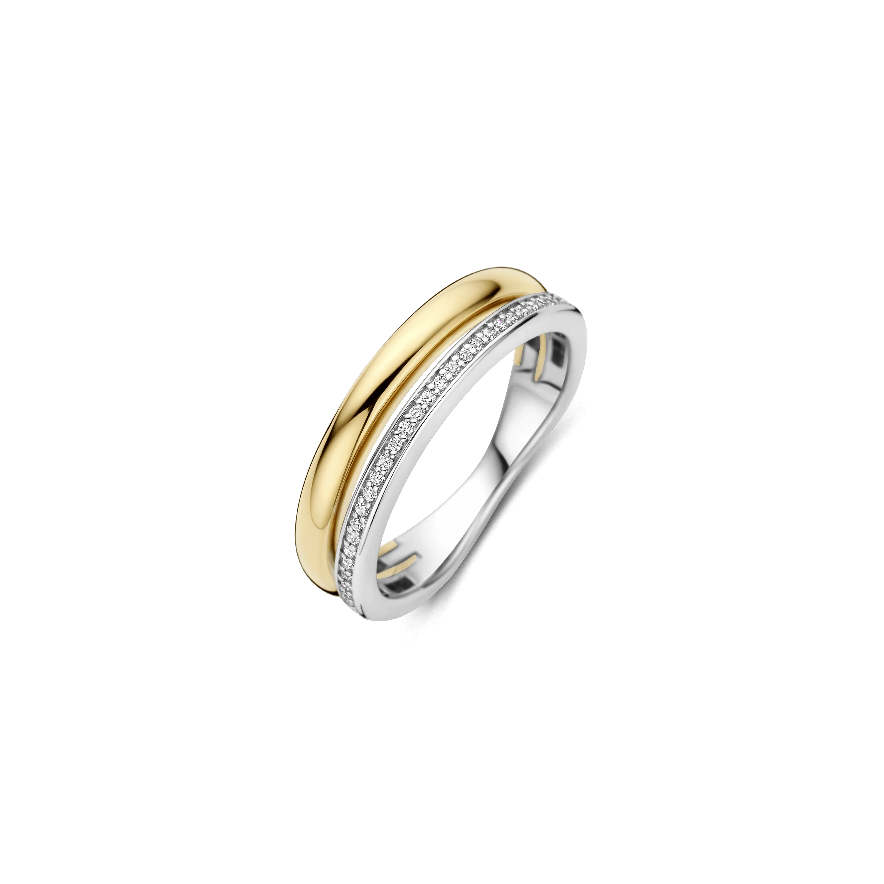 Zirkonia Double Ring