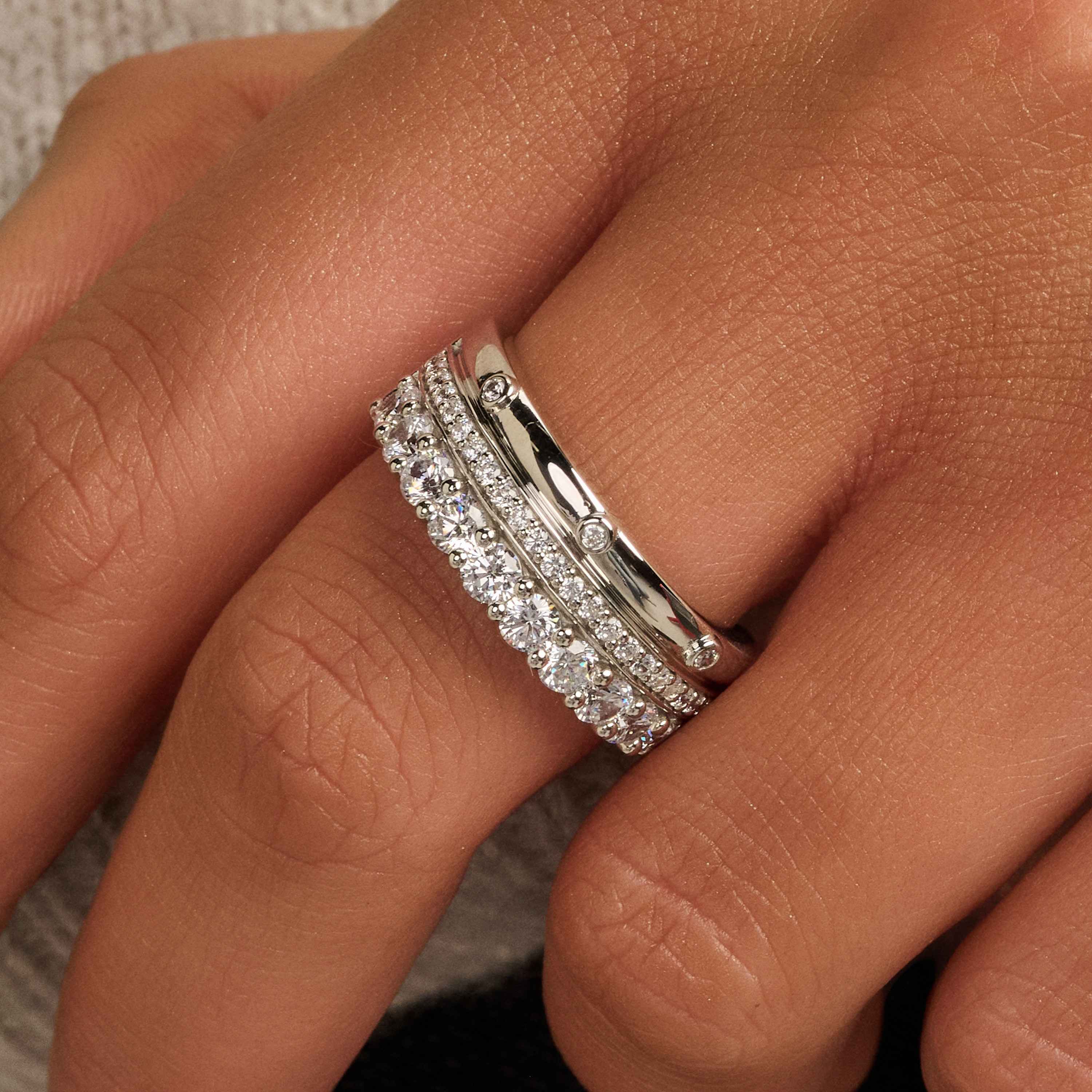 Classic Layered Zirkonia Ring - M model - Image 7