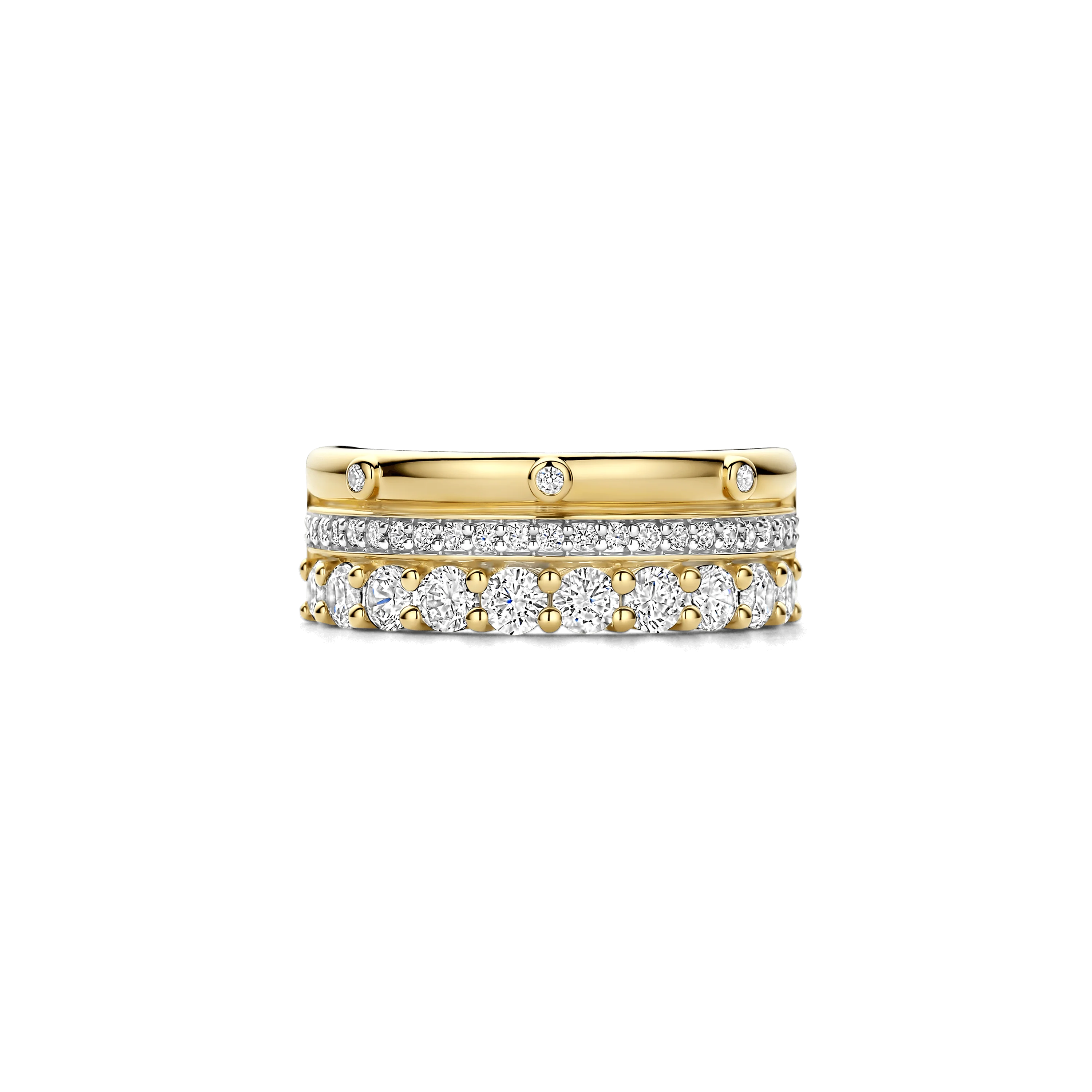 Classic Layered Zirkonia Ring - M model - Image 3
