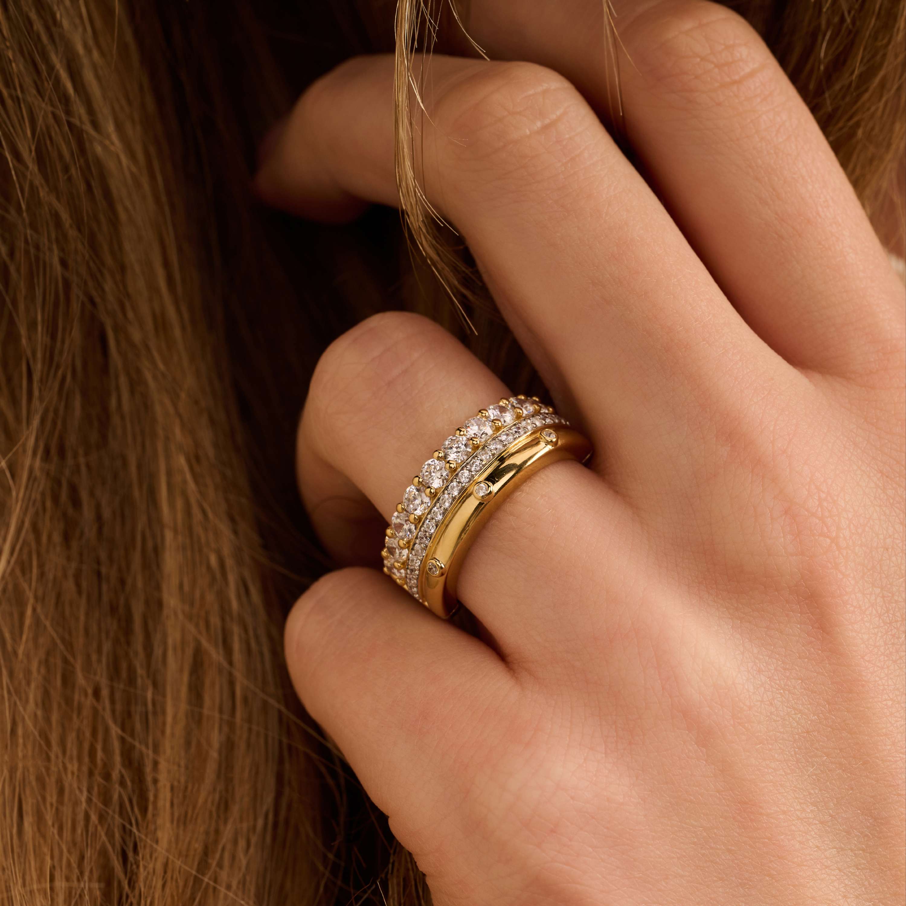 Classic Layered Zirkonia Ring - M model - Image 9