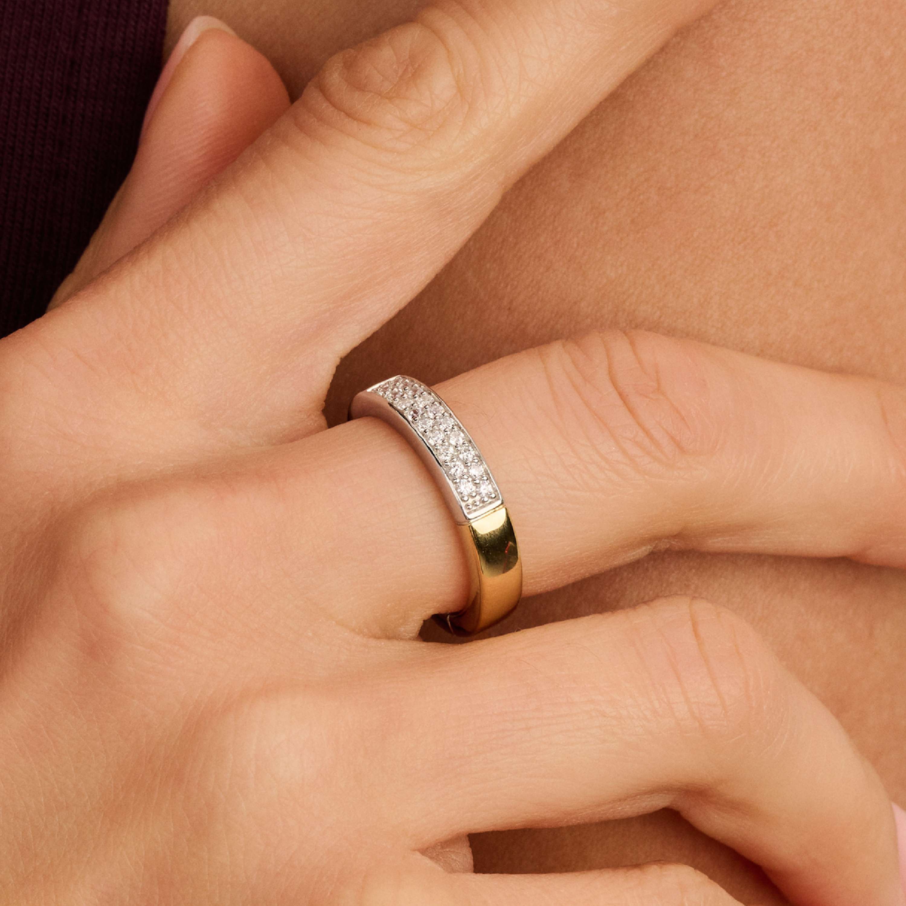 Contrast Zirkonia Ring - Image 7