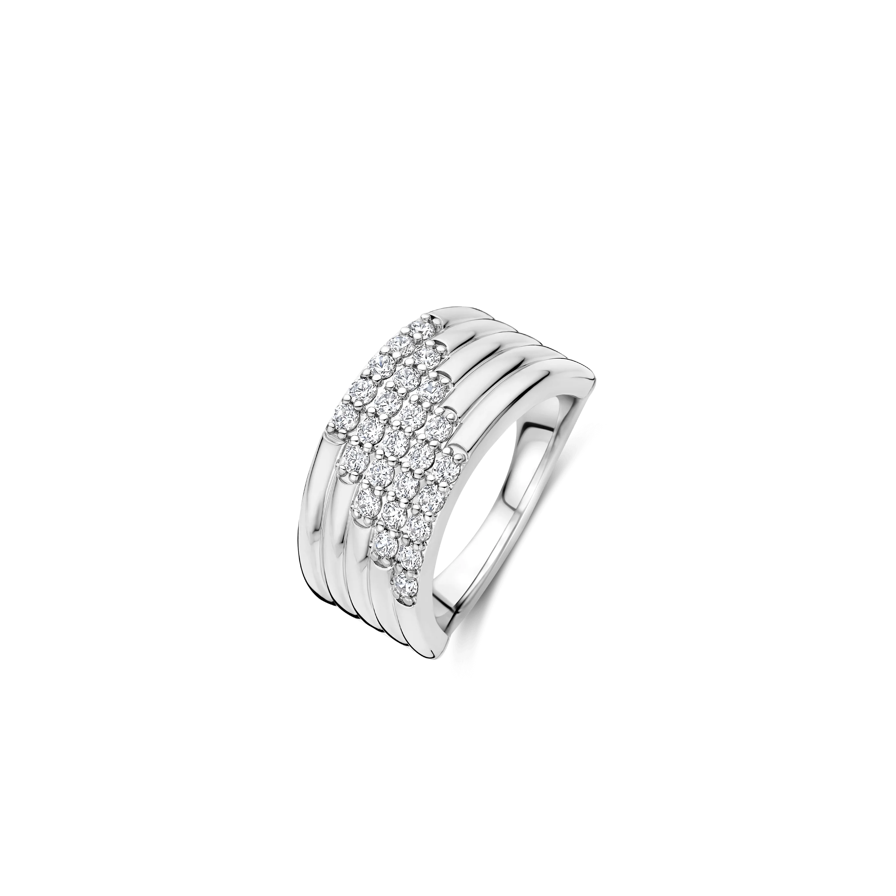 Stardust Zirkonia Layered Ring - L model