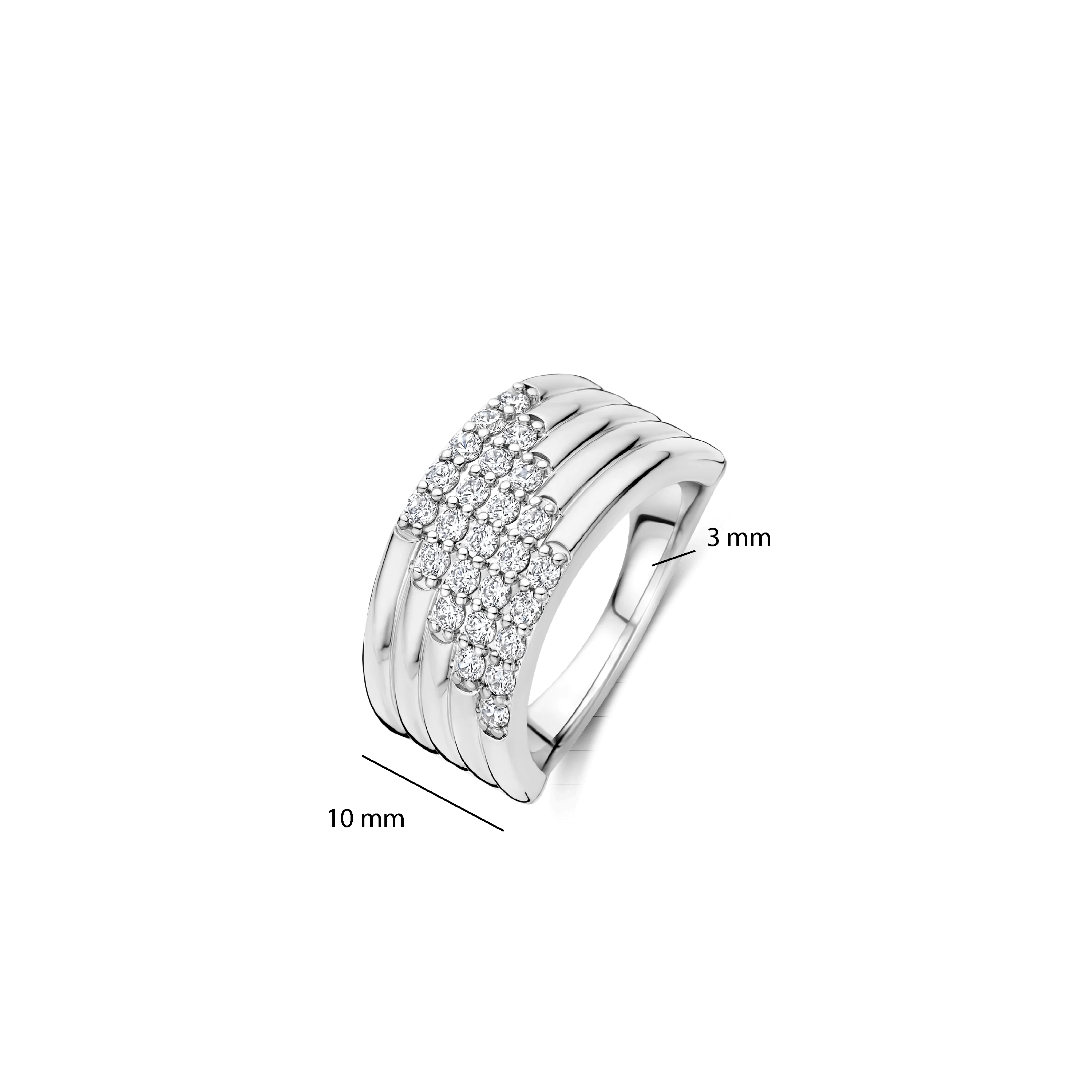 Stardust Zirkonia Layered Ring - L model - Image 4