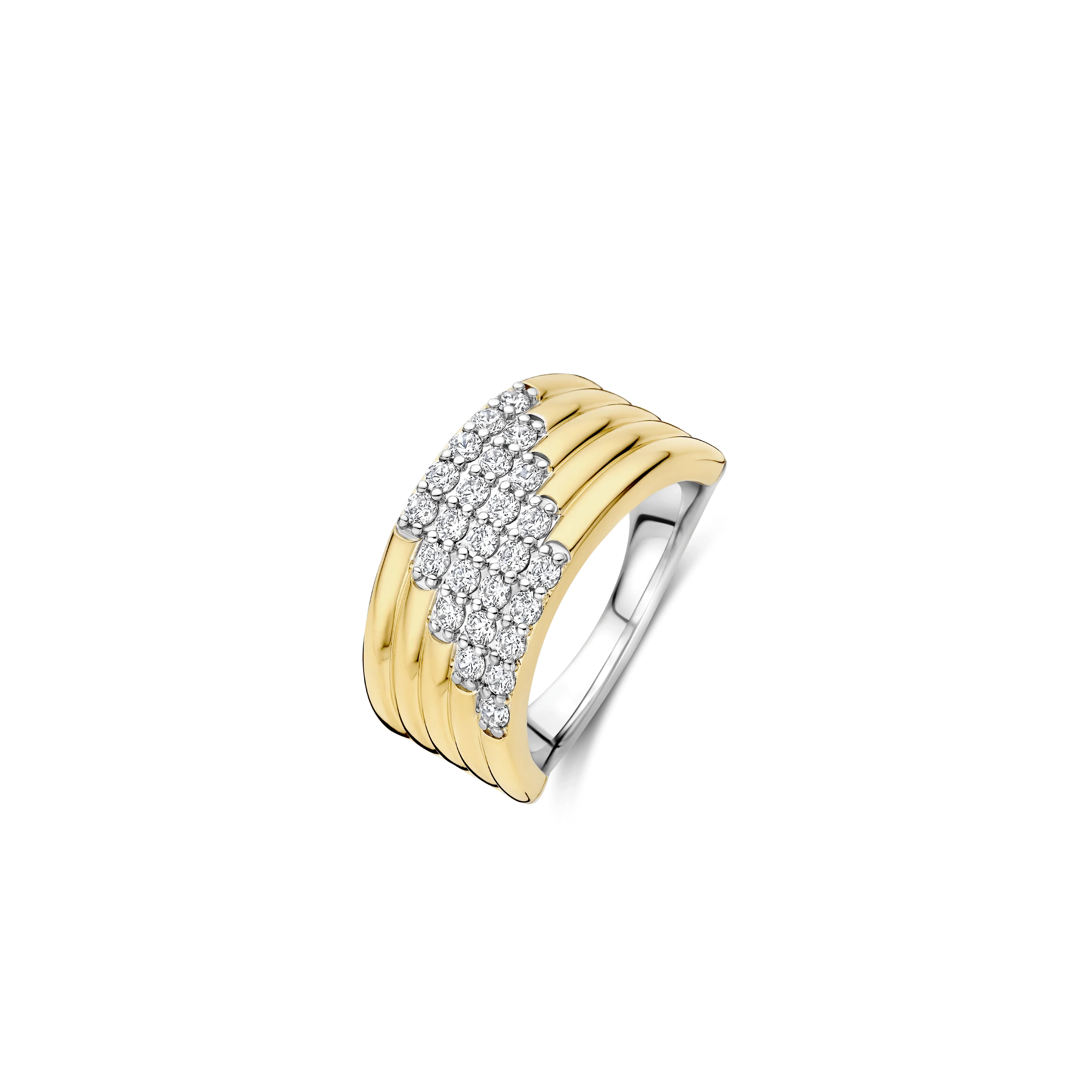 Stardust Zirkonia Layered Ring - L model