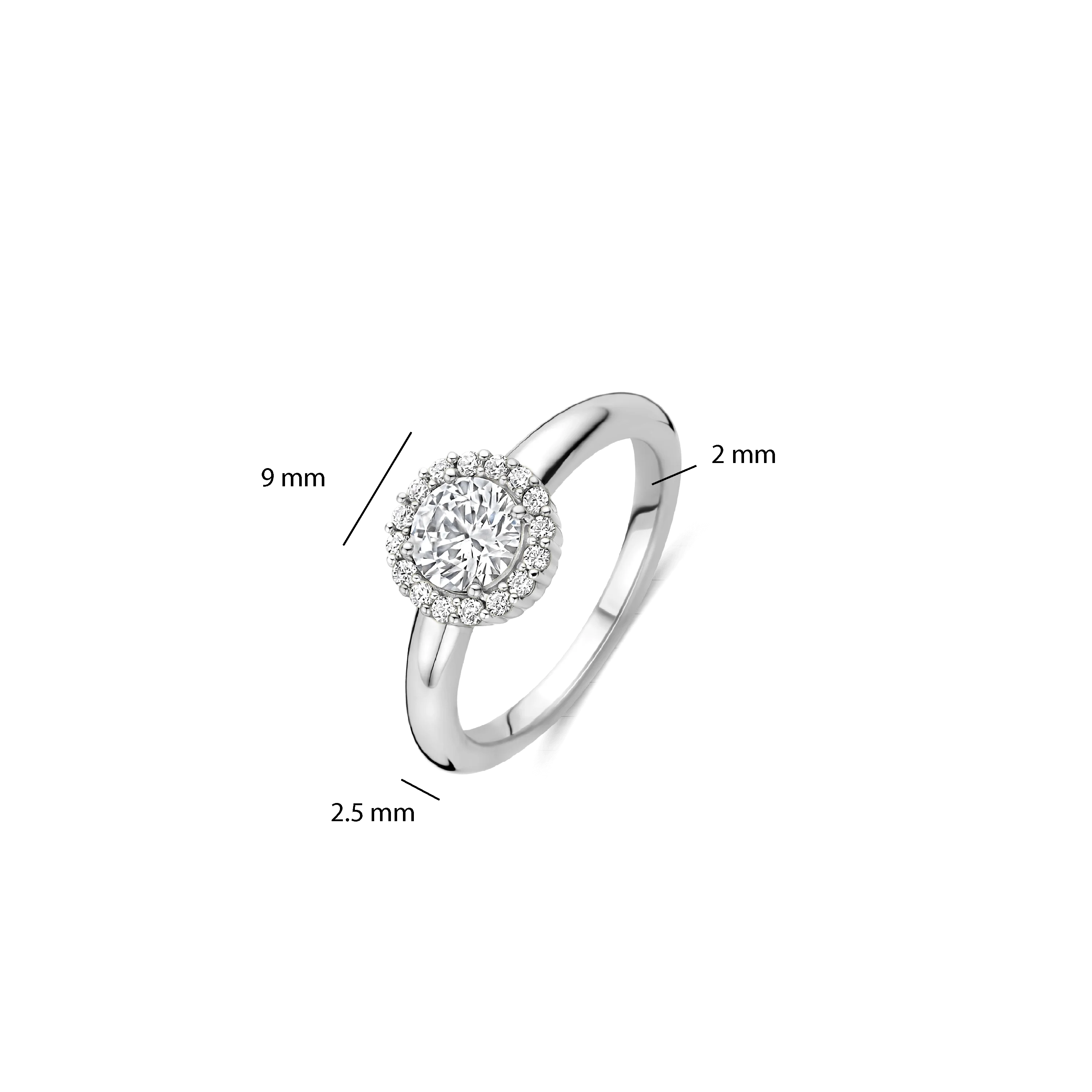 Classic Zirkonia Ring Rond - Image 4
