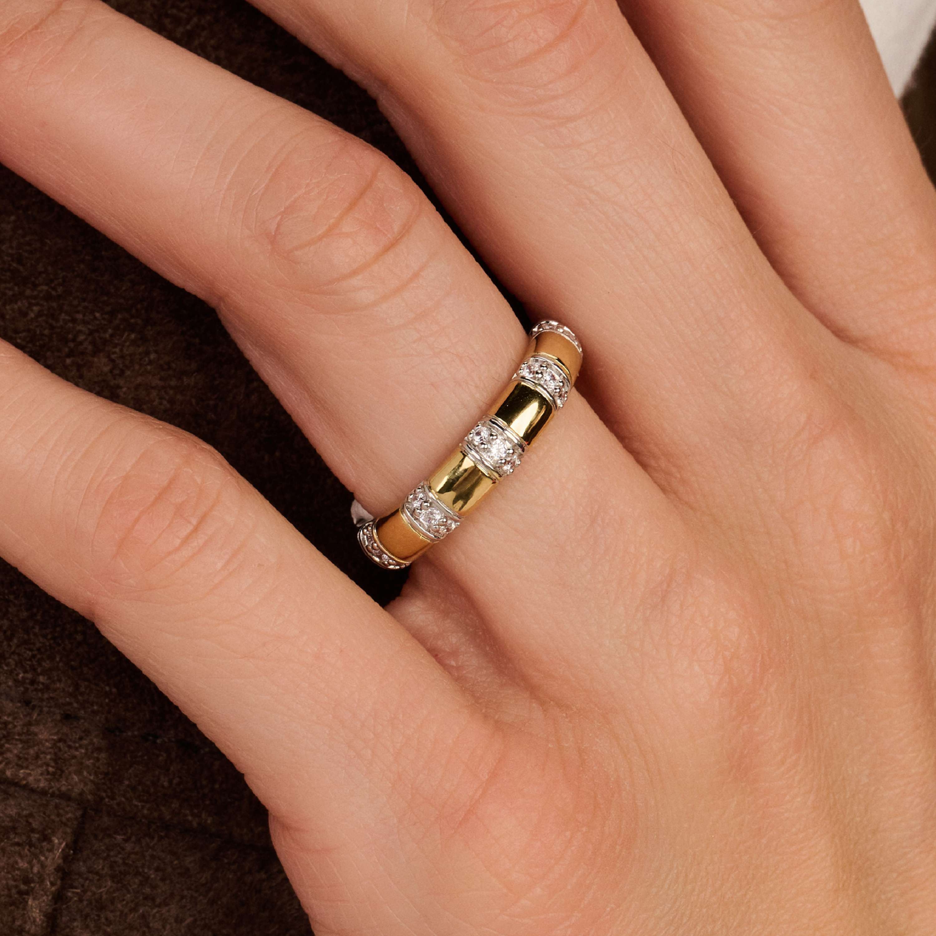 Vintage Zirkonia Ring - Image 5