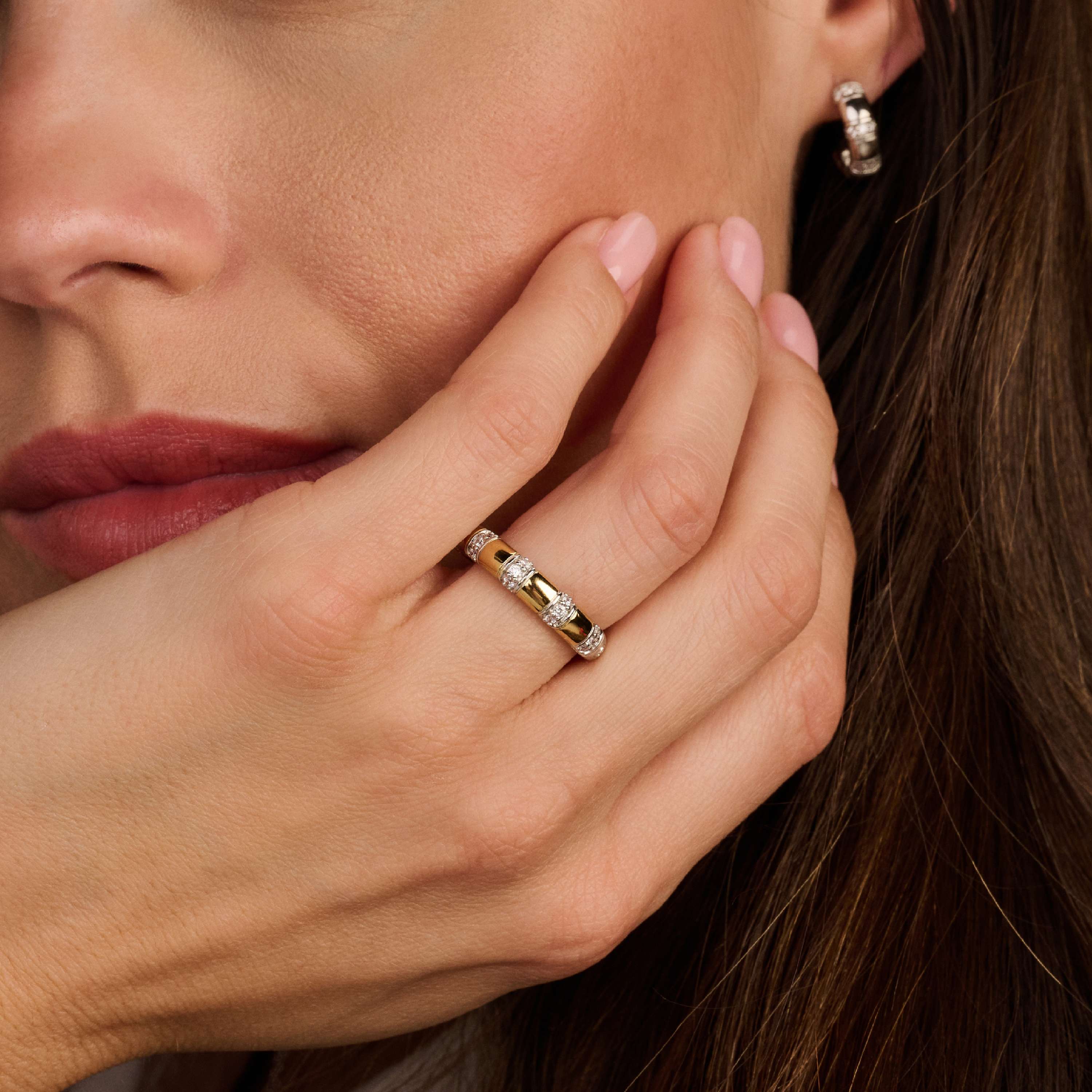 Vintage Zirkonia Ring - Image 6