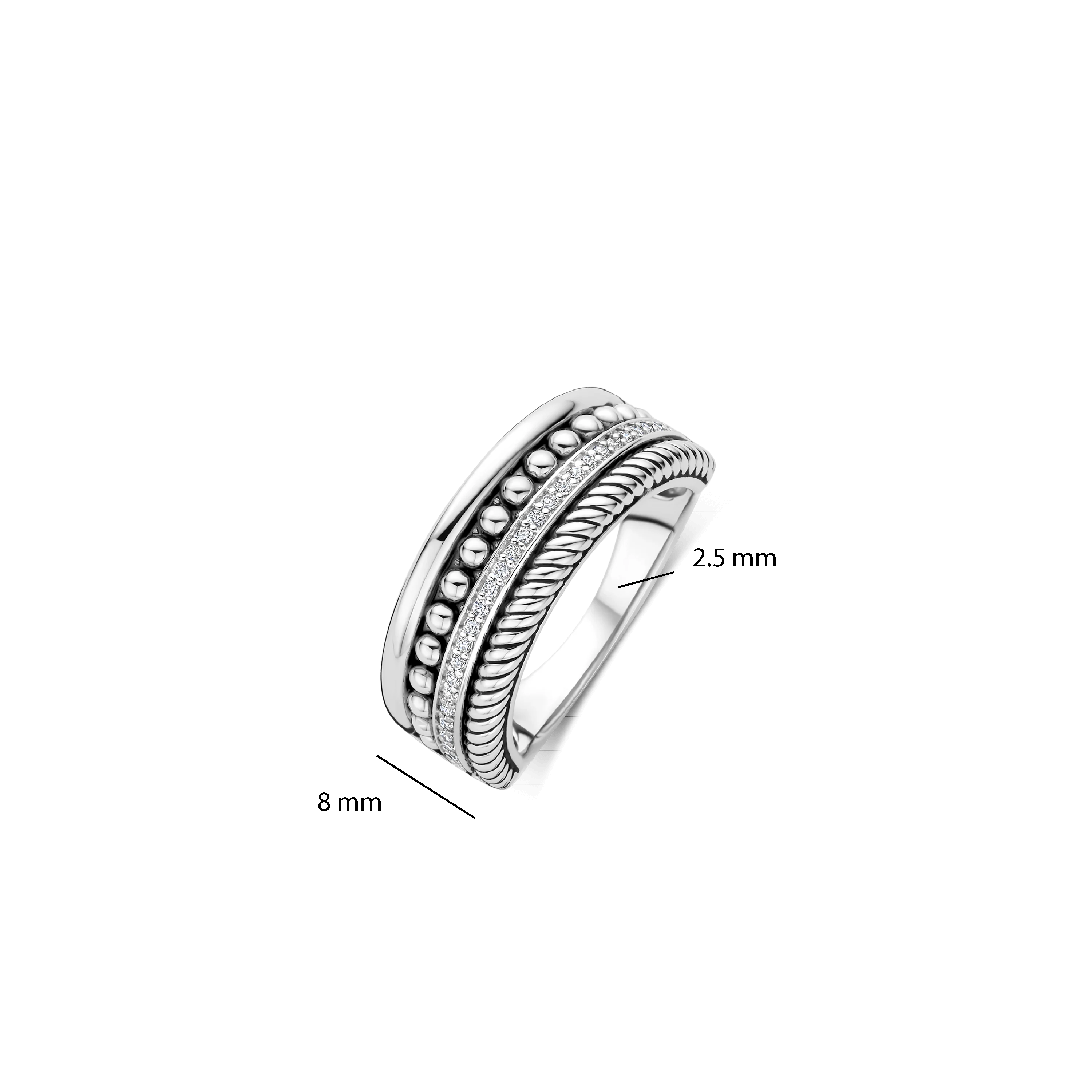 Structure Ring Zilver - Image 4
