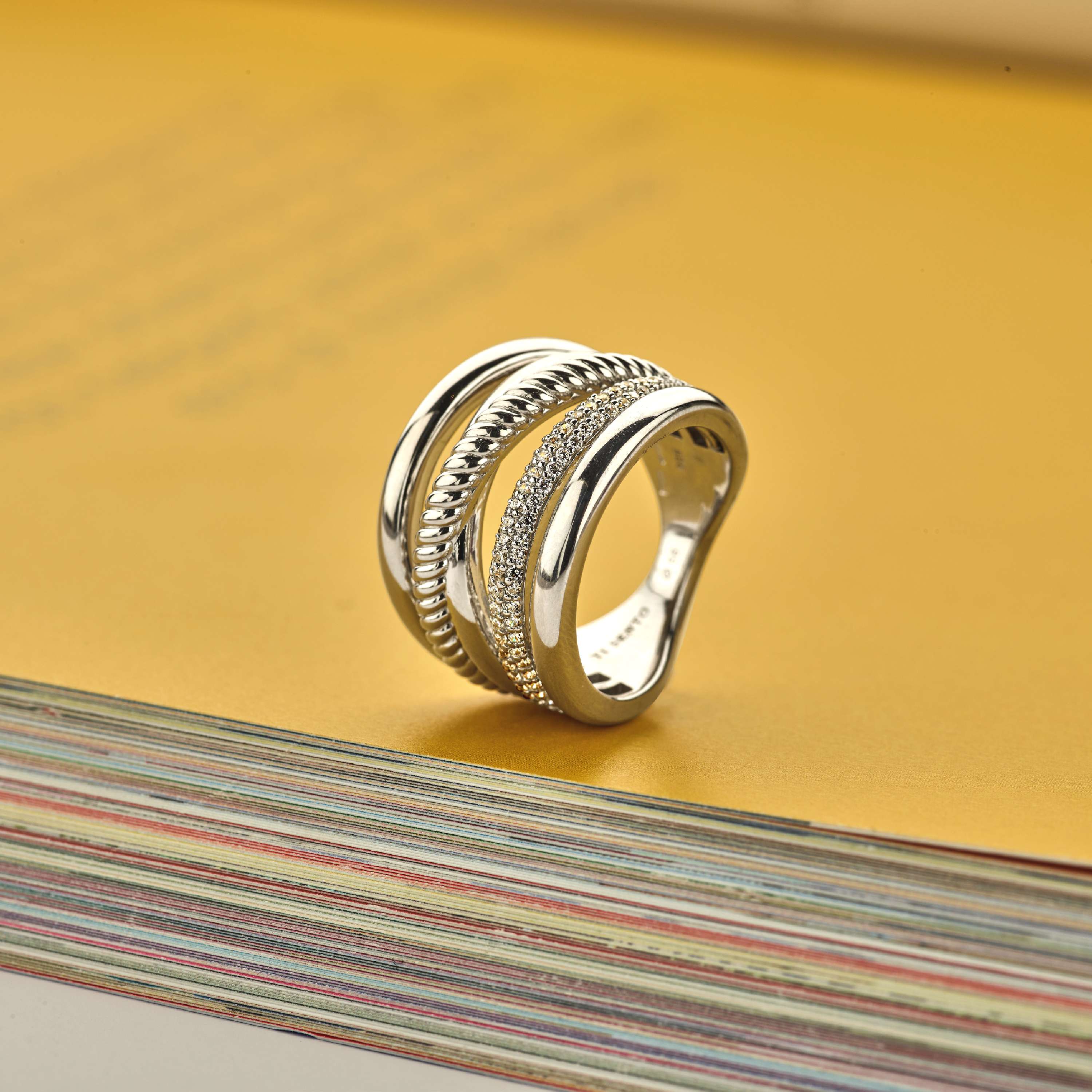 Zirkonia Structure Ring - L model - Image 8