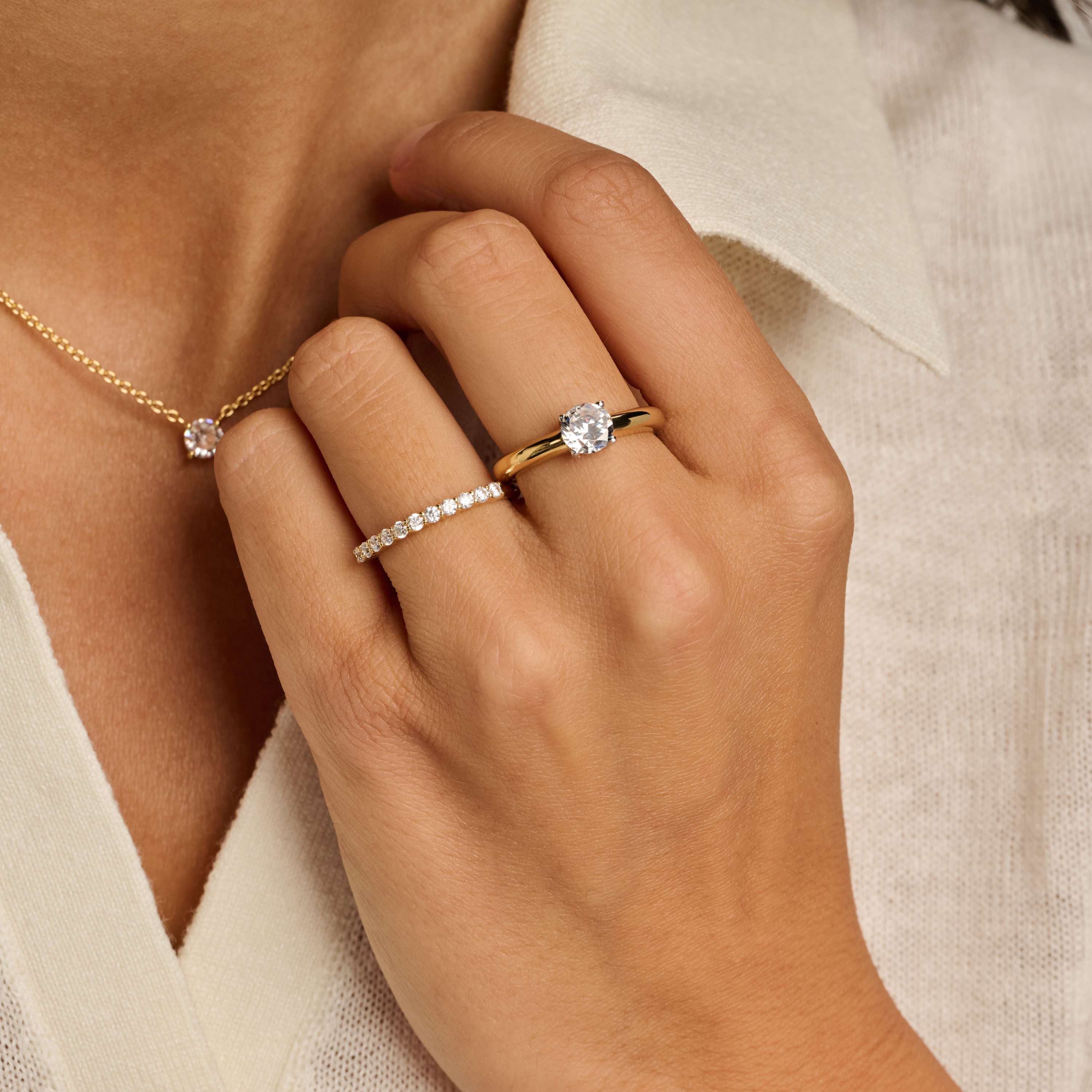 Classic Zirkonia Ring 6mm - Image 4