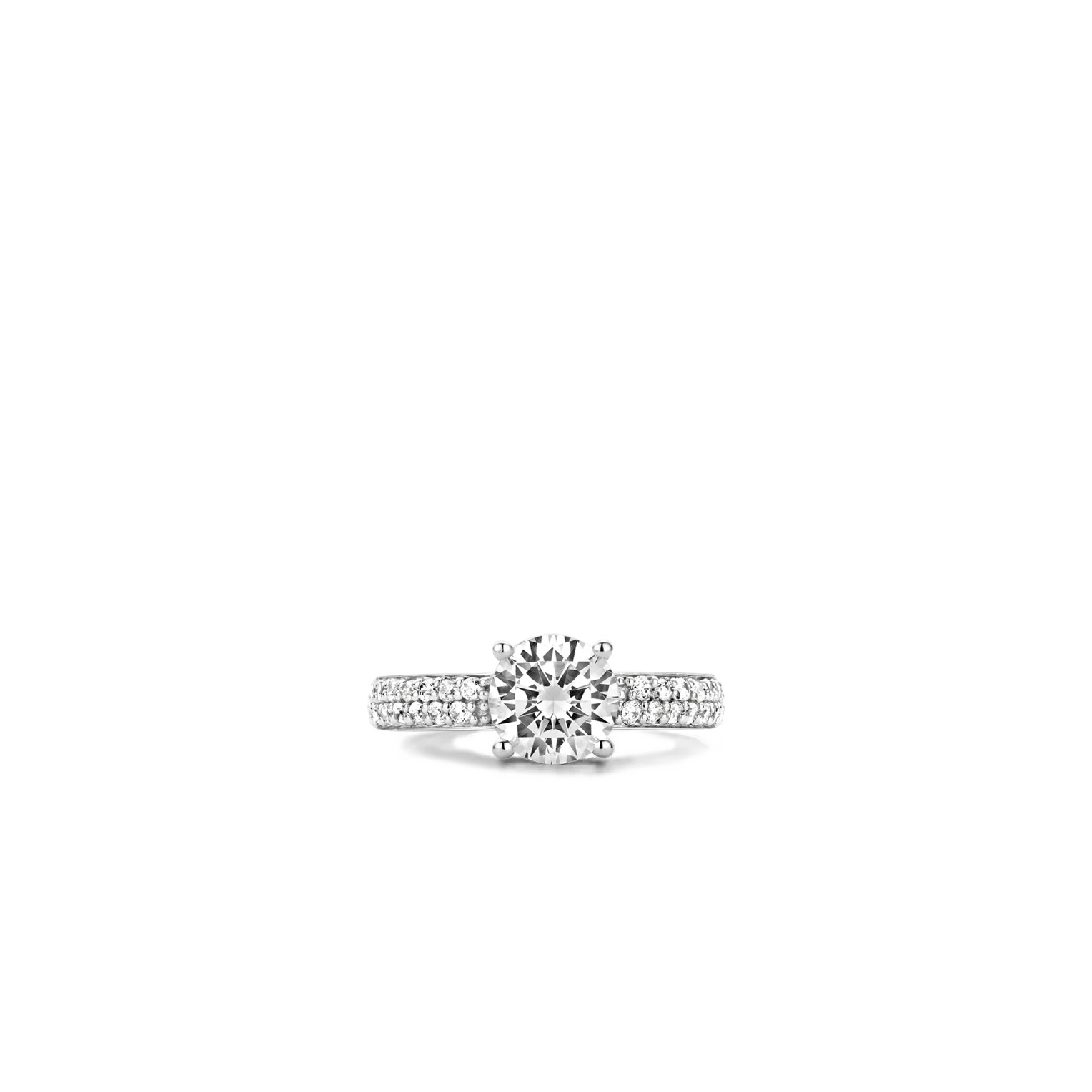 Classic Zirkonia Ring met steen - Image 6