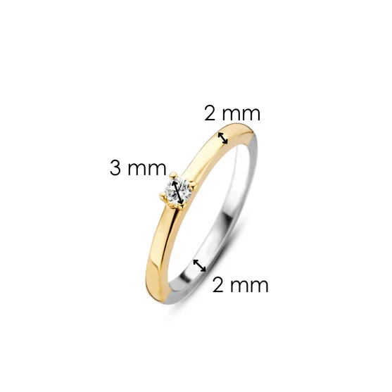 Classic Kleine Zirkonia Ring - Image 5